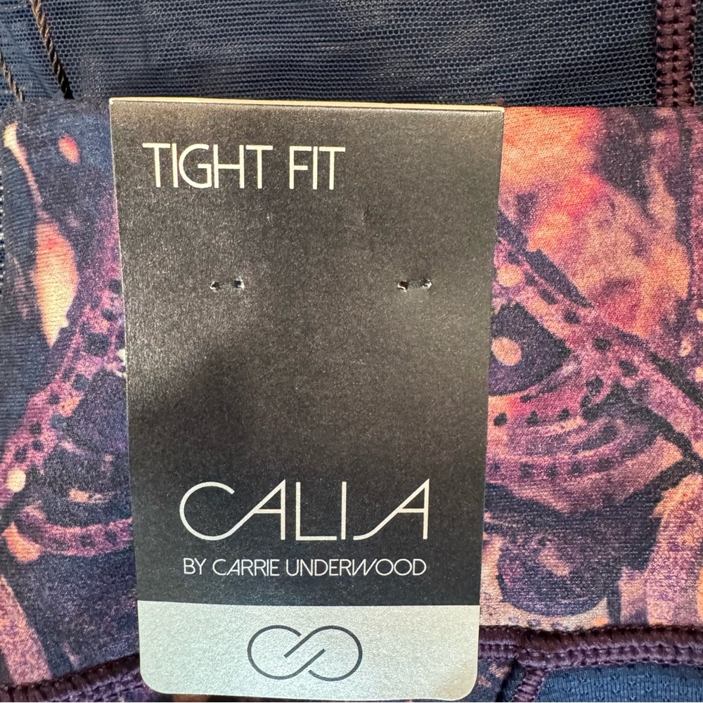 Calia by Carrie Underwood size Small NWT Patterned Cropped Leggings - Picture 5 of 6